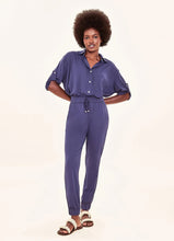 Carica l'immagine nel visualizzatore di Gallery, Model Front: Uv Line Pantaloni Da Spiaggia Pants Fem Basic Navy Blue Upf50+
