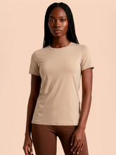 Carica l'immagine nel visualizzatore di Gallery, Gallery: Uv Line Protezioni Da Eruzioni T-Shirt Fem New Fit Fem Sand Upf50+

