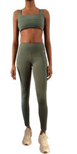 Carica l'immagine nel visualizzatore di Gallery, Product Front: Uv Line Pantaloncino Da Da Fitness Legging Fit Aspen Green Cactus Upf50+
