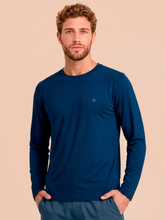 Carica l'immagine nel visualizzatore di Gallery, Gallery: Uv Line Protezioni Da Eruzioni Longsleeve Uvpro Masc Cobalt Upf50+
