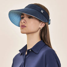 Carica l'immagine nel visualizzatore di Gallery, Image 03: Uv Line Visiera Visor Bali Fem Navy Light Blue Upf50+
