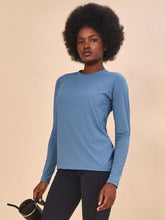 Carica l'immagine nel visualizzatore di Gallery, Image 02: Uv Line Protezioni Da Eruzioni Longsleeve Uvpro Indigo Upf50+
