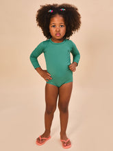Carica l'immagine nel visualizzatore di Gallery, Image 02: Uv Line Costumi Da Bagno Bebè Baby Longsleeve Swimsuit Deep Sea Upf50+
