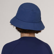 Carica l'immagine nel visualizzatore di Gallery, Model Back: Uv Line Cappello Alla Pescatore Hat Basic Kids Inf Navy Blue Upf50+
