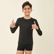 Carica l'immagine nel visualizzatore di Gallery, Image 04: Uv Line Protezioni Da Eruzioni Longsleeve Uvpro Kids Black Upf50+
