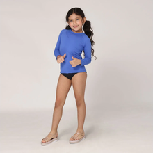Carica l'immagine nel visualizzatore di Gallery, Image 03: Uv Line Protezioni Da Eruzioni Longsleeve Uvpro Kids Bic Blue Upf50+
