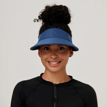 Carica l'immagine nel visualizzatore di Gallery, Model Front: Uv Line Visiera Visor Leblon Navy Blue Upf50+
