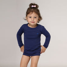 Carica l'immagine nel visualizzatore di Gallery, Image 02: Uv Line Protezioni Da Eruzioni Longsleeve Baby Navy Blue Upf50+
