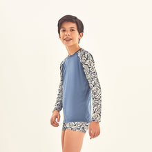 Carica l'immagine nel visualizzatore di Gallery, Image 02: Uv Line Protezioni Da Eruzioni Rash Guard Kids Costela Aco Off White Upf50+
