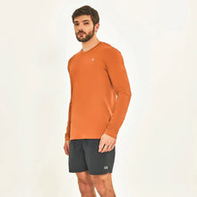 Carica l'immagine nel visualizzatore di Gallery, Image 02: Uv Line Magliette Uomo Longsleeve Sport Fit Caramelo

