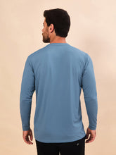 Carica l'immagine nel visualizzatore di Gallery, Model Back: Uv Line Protezioni Da Eruzioni Longsleeve Uvpro Masc Indigo Upf50+
