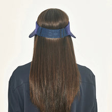 Carica l'immagine nel visualizzatore di Gallery, Model Back: Uv Line Visiera Grecia Navy Fit Upf50+
