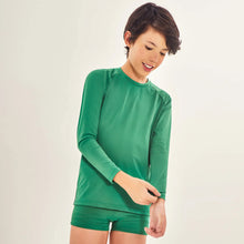 Carica l'immagine nel visualizzatore di Gallery, Image 05: Uv Line Costume Ragazzo Sunga Kids Verde Brasil Upf50+
