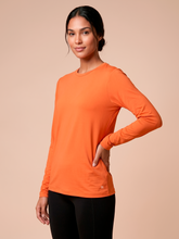 Carica l'immagine nel visualizzatore di Gallery, Gallery: Uv Line Protezioni Da Eruzioni Longsleeve Uvpro Fem Pitanga Upf50+
