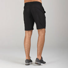 Carica l'immagine nel visualizzatore di Gallery, Model Back: Uv Line Bermuda / Uomo Shorts New Fit Br Masc Black Upf50+
