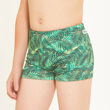 Carica l'immagine nel visualizzatore di Gallery, Image 02: Uv Line Costume Ragazzo Swim Trunks Kids Leaves Upf50+
