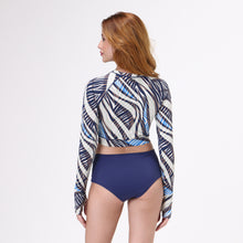 Carica l'immagine nel visualizzatore di Gallery, Model Back: Uv Line Completo Bikini Ondas Upf50+
