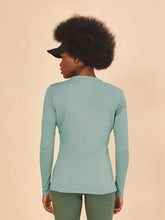 Carica l'immagine nel visualizzatore di Gallery, Model Back: Uv Line Protezioni Da Eruzioni Longsleeve Fem New Fit Verde Agua Upf50+

