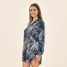 Carica l'immagine nel visualizzatore di Gallery, Image 06: Uv Line Camicia Shirtdress Coqueiros Marinho Upf50+
