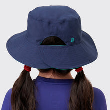 Carica l'immagine nel visualizzatore di Gallery, Model Back: Uv Line Cappello Morbido Hat California Inf Navy Blue Lagoa Upf50+
