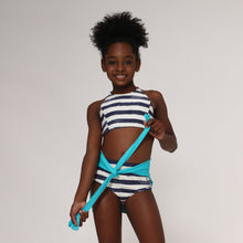 Carica l'immagine nel visualizzatore di Gallery, Image 04: Uv Line Due Pezzi Bambina Bikini Set Listras Upf50+
