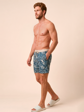 Carica l'immagine nel visualizzatore di Gallery, Image 03: Uv Line Bermuda / Uomo Shorts Acqua Boxer Tie Dye Blue Upf50+
