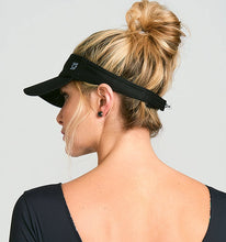 Carica l'immagine nel visualizzatore di Gallery, Model Back: Uv Line Visiera Visor Athletic Dry Fem Black Upf50+
