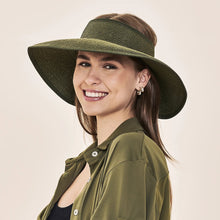 Carica l'immagine nel visualizzatore di Gallery, Image 02: Uv Line Visiera Visor Siena Imp Fem Militar Green Upf50+
