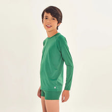 Carica l'immagine nel visualizzatore di Gallery, Image 02: Uv Line Protezioni Da Eruzioni Longsleeve Uvpro Kids Verde Brasil Upf50+
