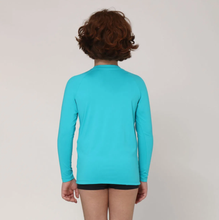 Carica l&#39;immagine nel visualizzatore di Gallery, Camiseta Kids Uvpro ML Azul Piscina UPF50+
