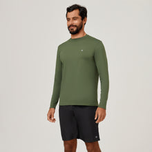 Carica l&#39;immagine nel visualizzatore di Gallery, Camiseta Uvpro ML Verde Militar UPF50+
