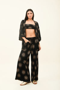 Kimono Shine-Preto UPF50+
