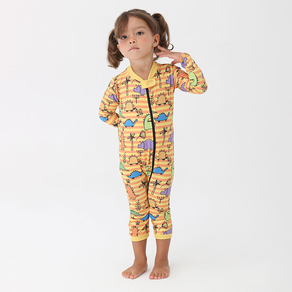 Model Front: Uv Line Intero Bambina Baby Dino