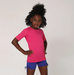 Image 03: Uv Line Protezioni Da Eruzioni Camiseta Kids Uvpro Mc Pink Upf50+