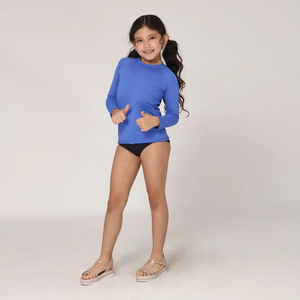 Image 03: Uv Line Protezioni Da Eruzioni Camiseta Kids Uvpro Ml Azul Bic Upf50+