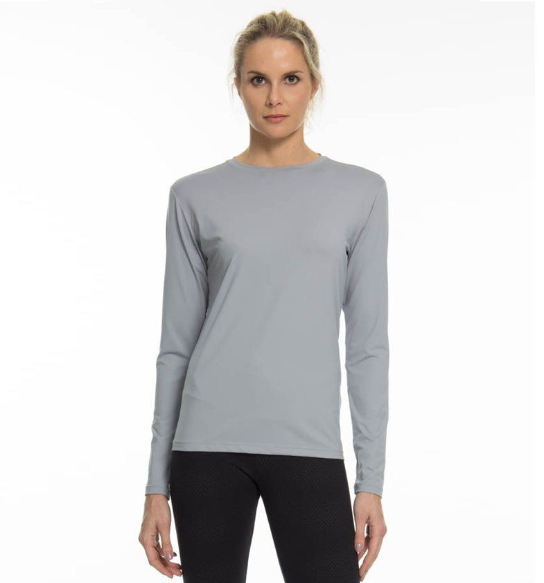 Model Front: Uv Line Protezioni Da Eruzioni Camiseta Uvpro Ml Cinza Upf50+