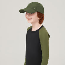Carica l&#39;immagine nel visualizzatore di Gallery, Image 02: Uv Line Berretto Cap Teen Colors Verde Militar Upf50+

