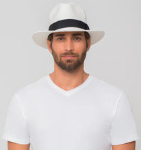 Carica l&#39;immagine nel visualizzatore di Gallery, Image 04: Uv Line Cappello Panama Chapeu Shanghai Imp Uni Branco/Preto

