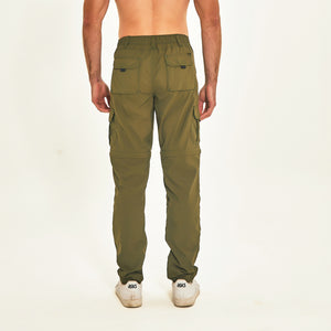 Model Back: Uv Line Pantaloncino Da Da Fitness Chelsea Verde Militar Upf50+