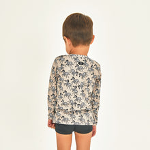 Carica l&#39;immagine nel visualizzatore di Gallery, Model Back: Uv Line Protezioni Da Eruzioni Longsleeve Baby Zebra Upf50+
