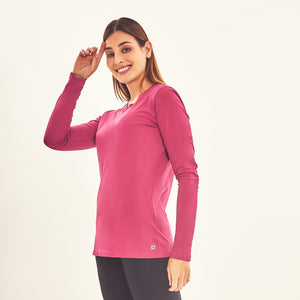 Image 02: Uv Line Protezioni Da Eruzioni Longsleeve Sport Fit Fuchsia Upf50+