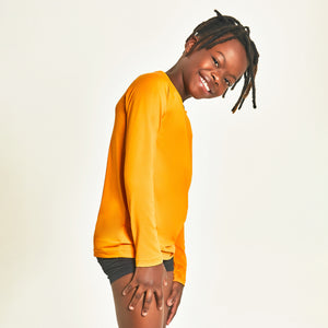 Image 02: Uv Line Protezioni Da Eruzioni Longsleeve Uprpo Inf Amarelo Queimado Upf50+