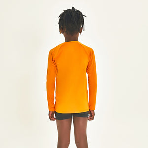 Model Back: Uv Line Protezioni Da Eruzioni Longsleeve Uprpo Inf Amarelo Queimado Upf50+