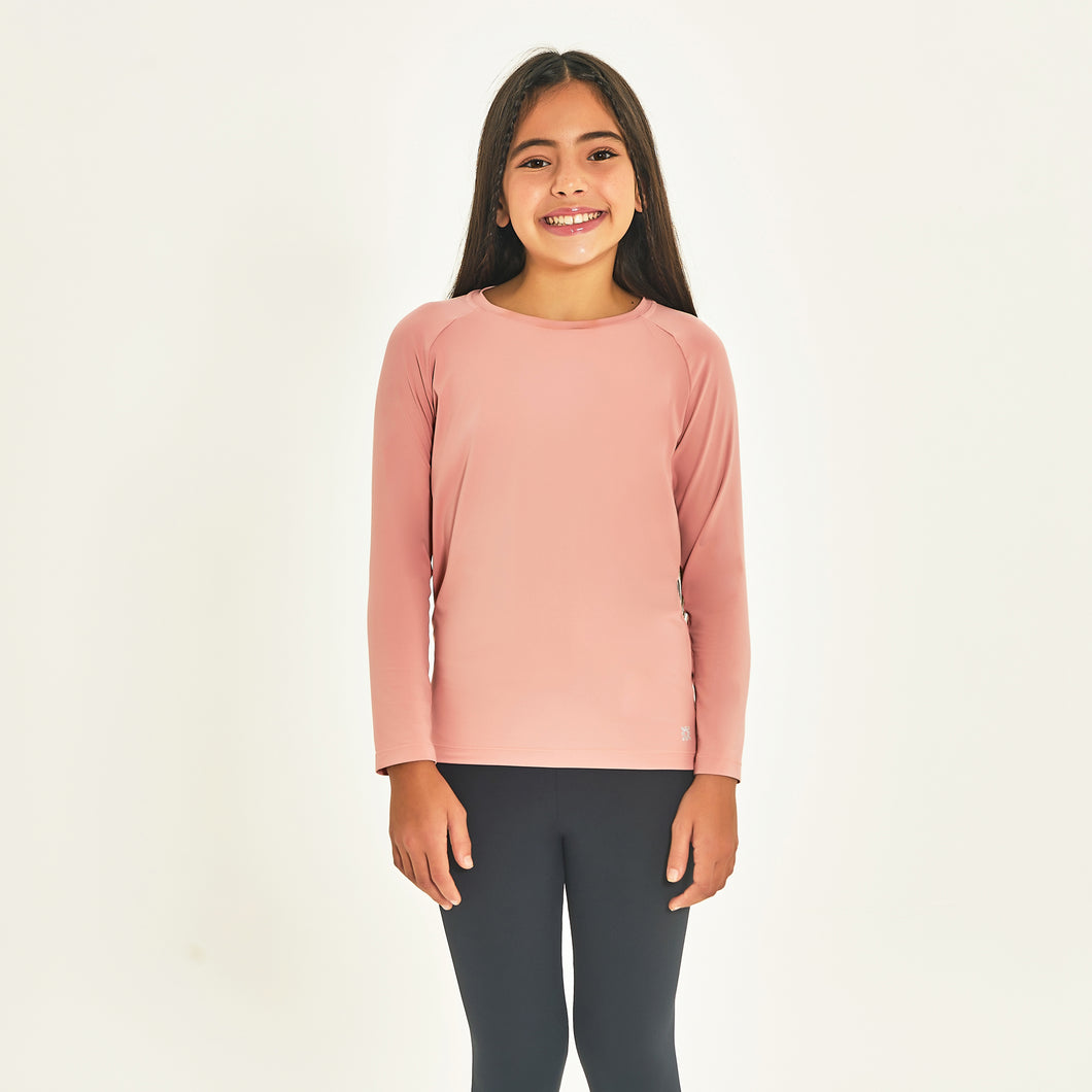 Model Front: Uv Line Protezioni Da Eruzioni Longsleeve Uprpo Inf Rose Upf50+