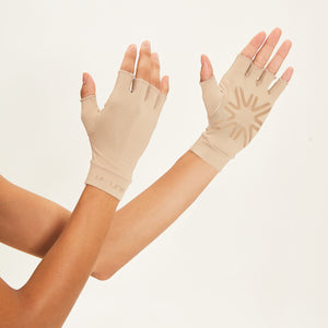 Image 05: Uv Line Guanti Medium Glove Beige Upf50+