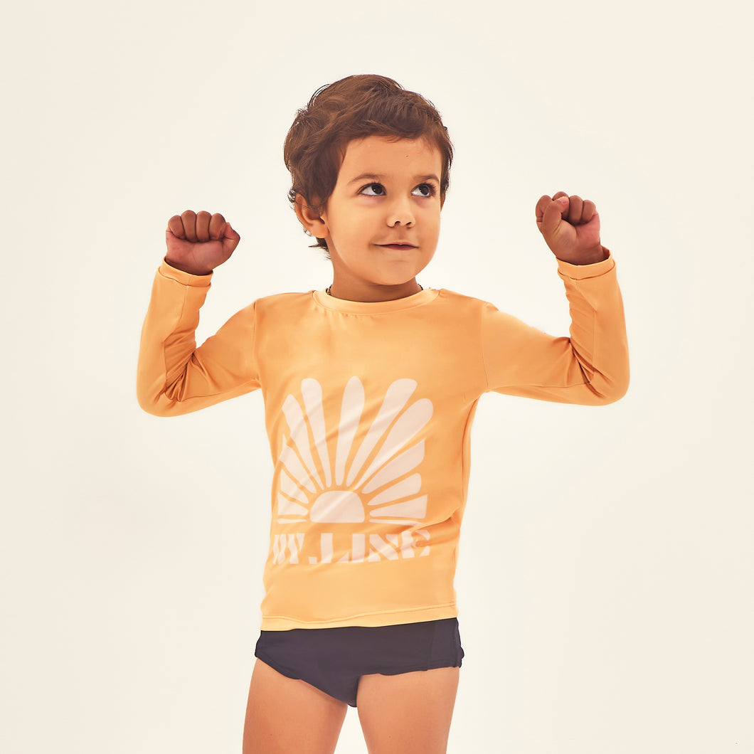 Model Front: Uv Line Costumi Da Bagno Bebè Rash Guard Baby Solar Upf50+