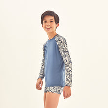 Carica l&#39;immagine nel visualizzatore di Gallery, Image 02: Uv Line Protezioni Da Eruzioni Rash Guard Kids Costela Aco Off White Upf50+
