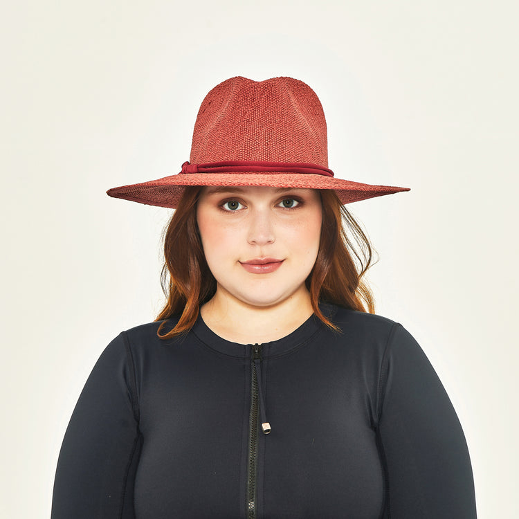 Model Front: Uv Line Cappello Morbido Saint Germain Ferrugem Upf50+