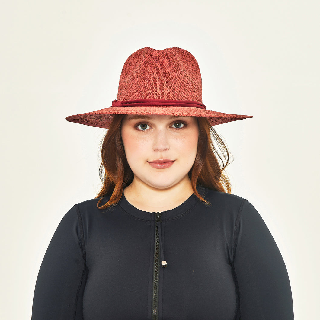 Model Front: Uv Line Cappello Morbido Saint Germain Ferrugem Upf50+