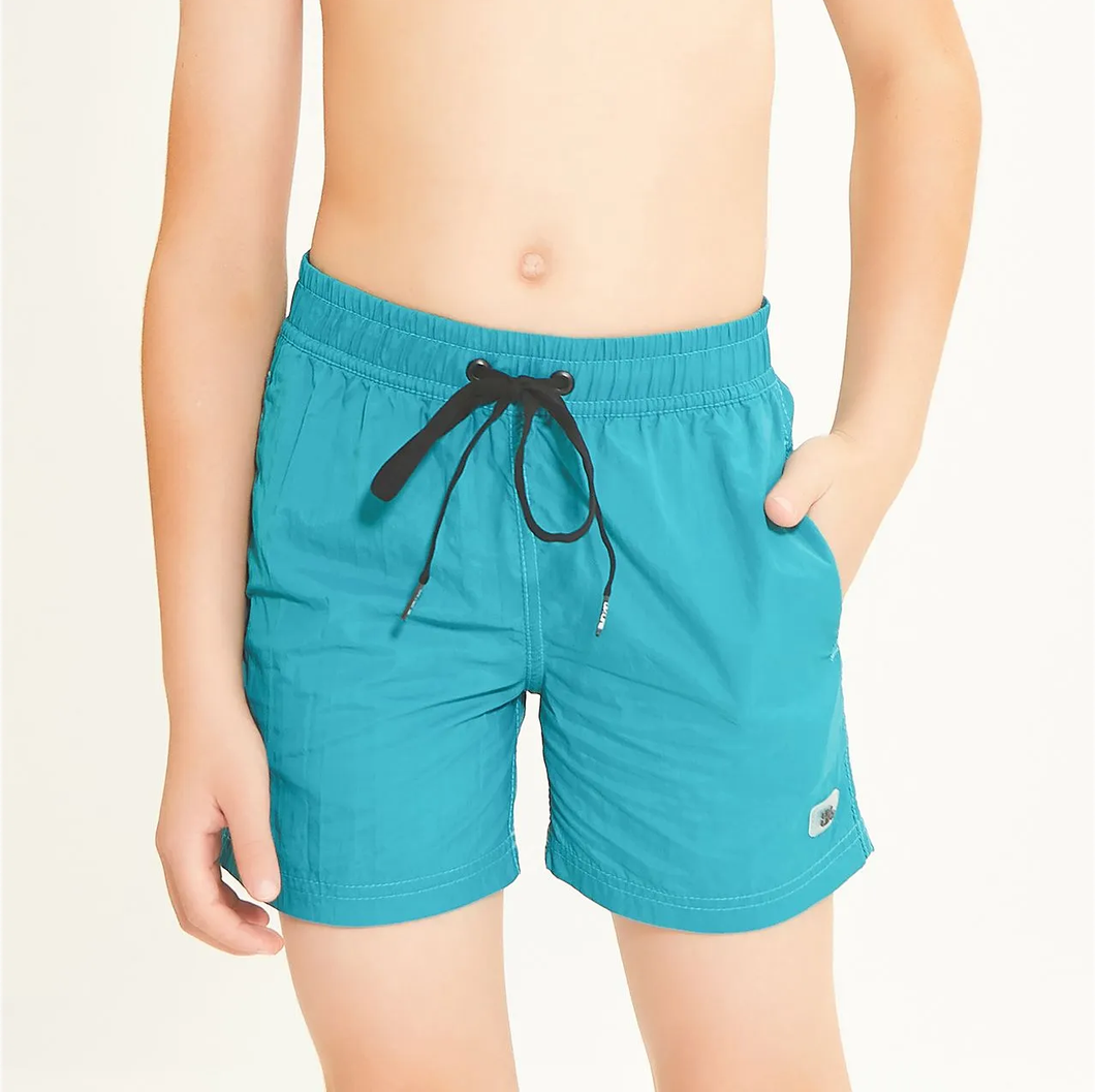 Gallery: Uv Line Costume Ragazzo Short Aqua Lucca Petroleo Upf50+